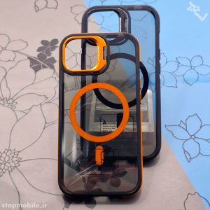 قاب آیفون IPHONE 13-14-15 مدل مگ سیف دار مات برند Q SERIES