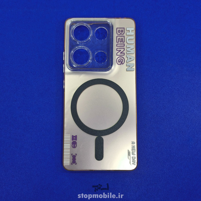 قاب طرح مگ سیف شیائومی Note 13 Pro 4G مدل HUMAN محافظ لنزدار