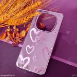 قاب لاکچری شیائومی Note 14 Pro 4G مدل آینه ای قلبی