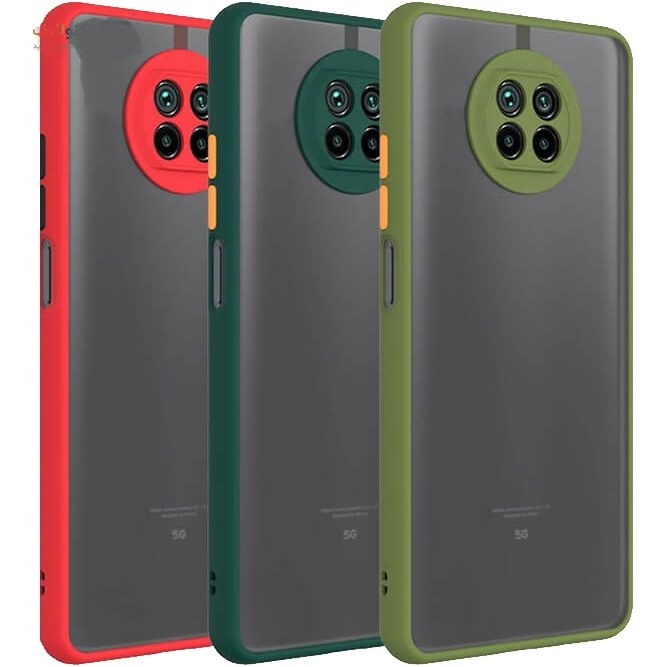 قاب گوشی شیائومی XIAOMI REDMI NOTE 9T مدل پشت مات محافظ لنز دار