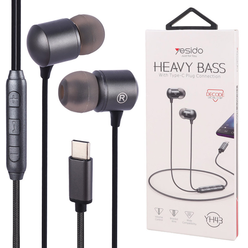 هندزفری سیم دار یسیدو مدل YH43 با پورت تایپ سی هندزفری سیم دار یسیدو مدل YH43 با پورت تایپ سی