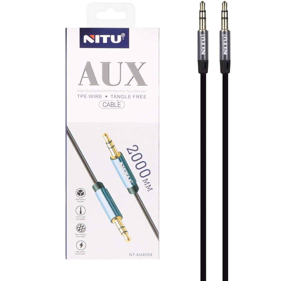 کابل انتقال صدا (AUX) مدل NITU NT-AUX004 کابل انتقال صدا (AUX) مدل NITU NT-AUX004