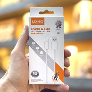 کابل شارژ LDNIO LS901 مدل USB به TYPE C طول 1 متر 25 وات