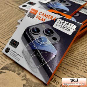 گلس دوربین آیفون 17 - IPHONE 17 از نوع شیشه ای فول ماژول 3D