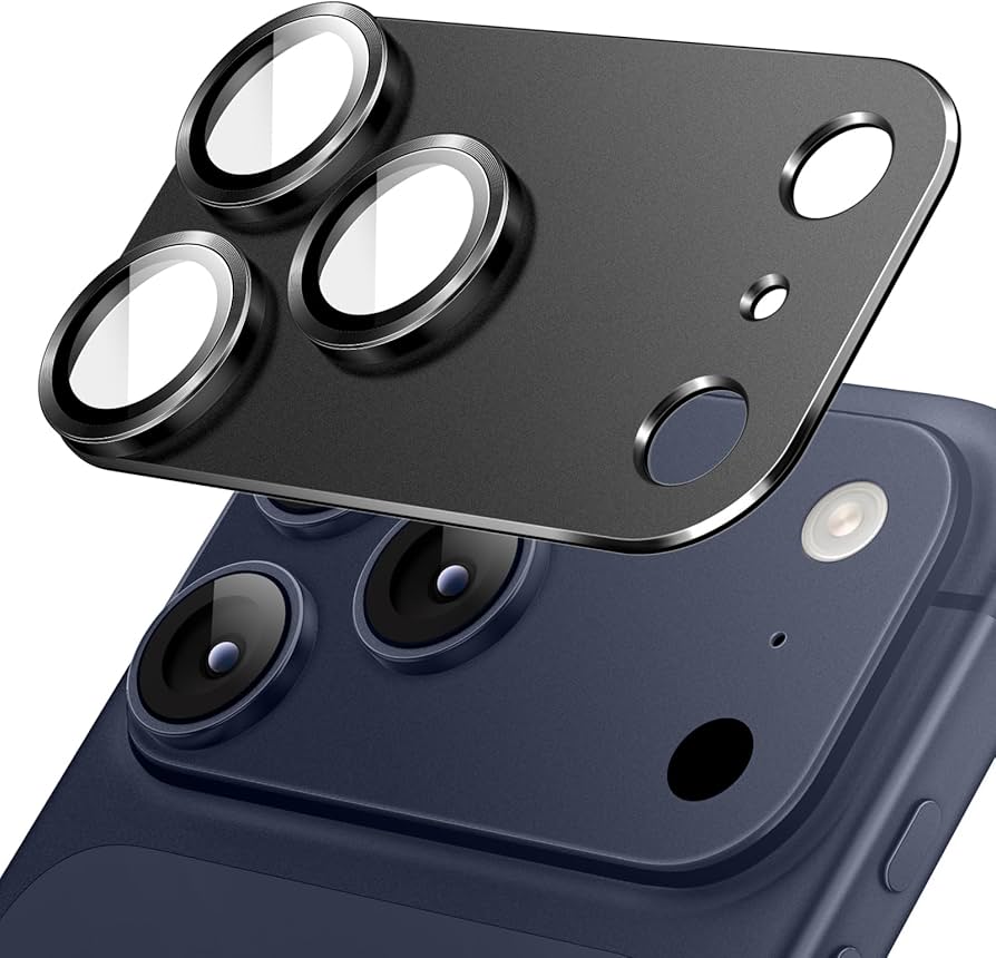 گلس دوربین آیفون 17 پرومکس - IPHONE 17 Pro Max از نوع فول 3D