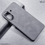 قاب چرم مخملی شیائومی Poco X7 Pro طرح مگ سیف