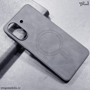 قاب چرم مخملی شیائومی Poco X7 Pro طرح مگ سیف