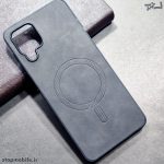 قاب چرم مخملی سامسونگ A12 / A22 4G طرح مگ سیف | شیک و بادوام