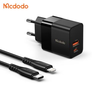 آداپتور مدل CH-1952 شارژ سریع Mcdodo 20W PD با کابل C-Lightning
