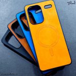 قاب چرم مخملی شیائومی Note 13 Pro Plus طرح مگ سیف شیک و بادوام