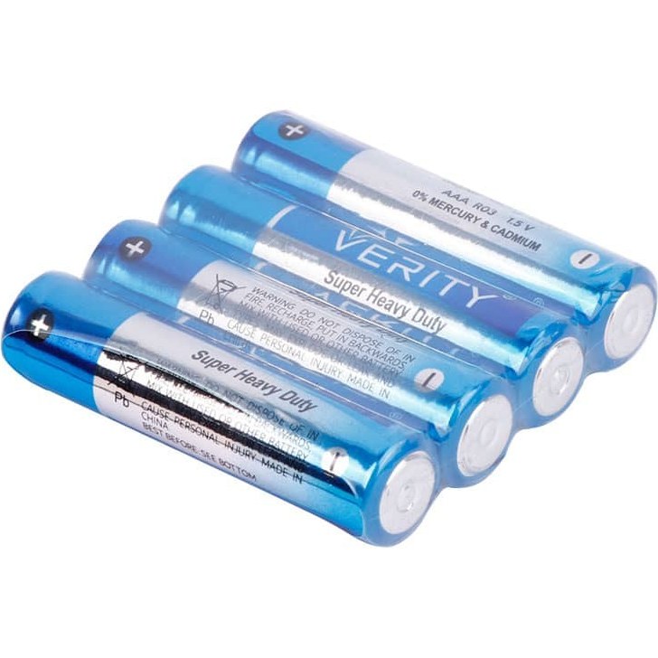 باتری نیم قلمی VERITY مدل Heavy Duty (بسته 4 عددی) باتری نیم قلمی VERITY مدل Heavy Duty (بسته 4 عددی)