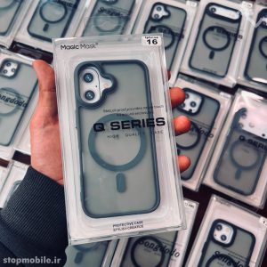 قاب آیفون 16 - IPHONE 16 مدل مگ سیف دار پشت مات Magic Mask