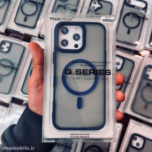 قاب آیفون 16 پرو مکس - IPHONE 16 Pro Max مدل مگ سیف دار پشت مات Magic Mask
