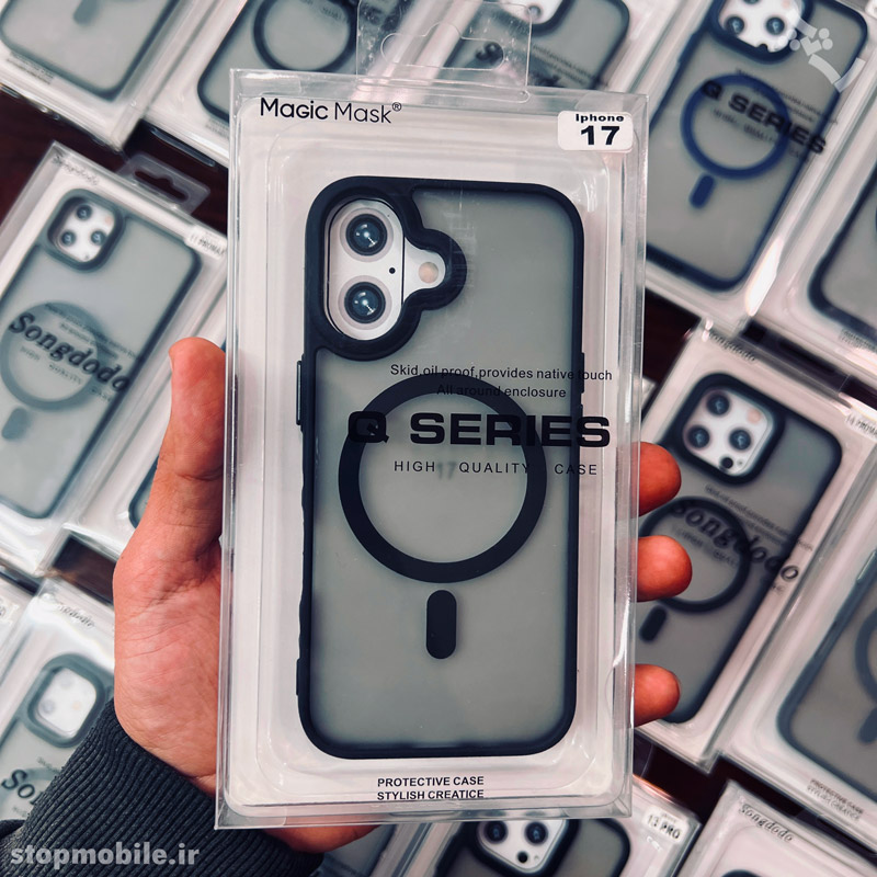 قاب آیفون 17 - IPHONE 17 مدل مگ سیف دار پشت مات Magic Mask