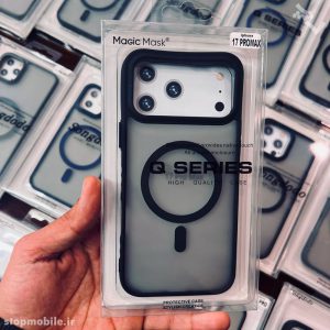 قاب آیفون 17 پرو مکس - IPHONE 17 Pro Max مدل مگ سیف دار پشت مات Magic Mask