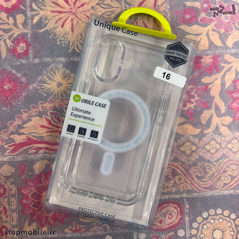 کاور شفاف آیفون iPhone 16 مدل Unique Case MagSafe