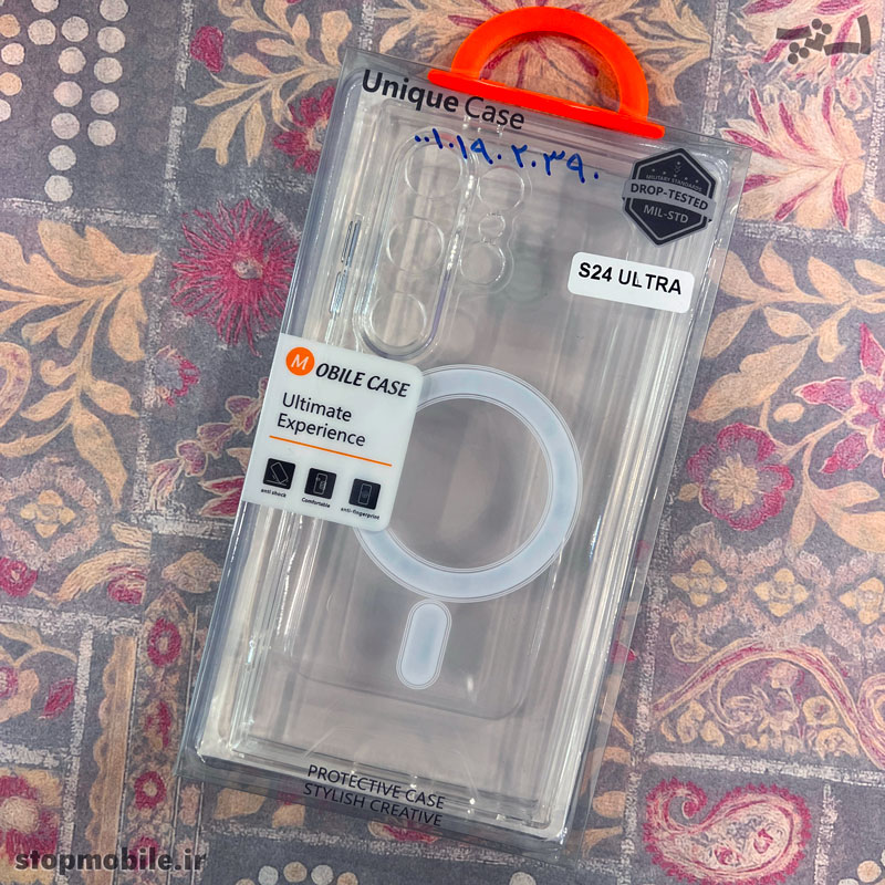کاور شفاف سامسونگ Galaxy S24 Ultra مدل Unique Case MagSafe