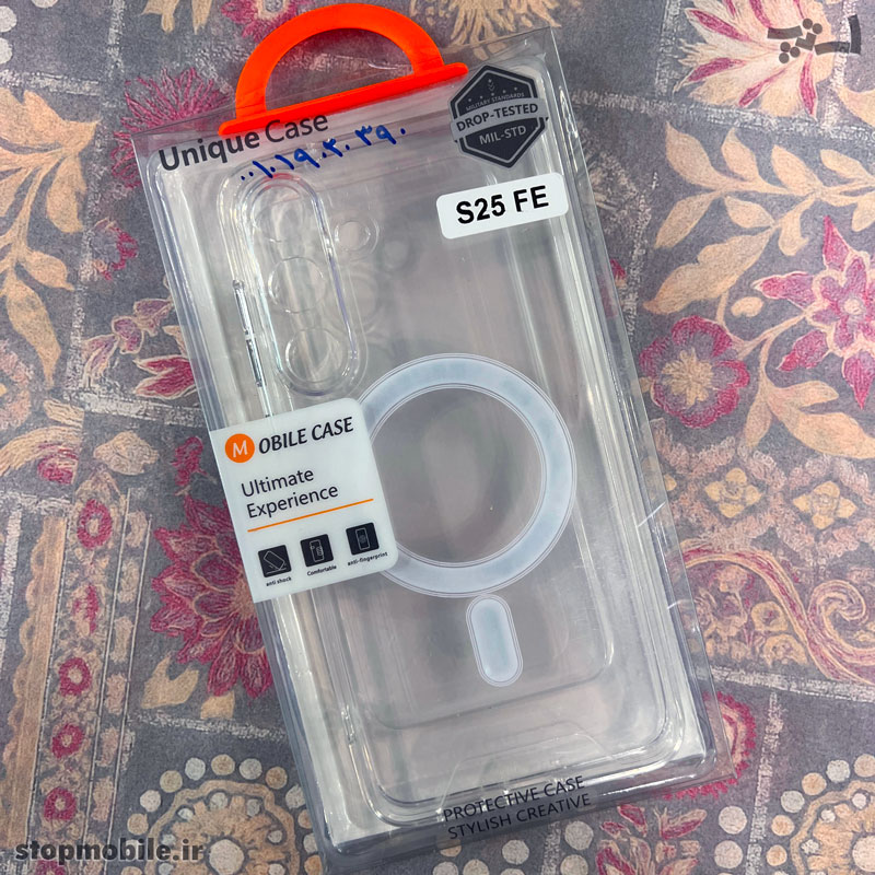 کاور شفاف سامسونگ Galaxy S25 FE مدل Unique Case MagSafe
