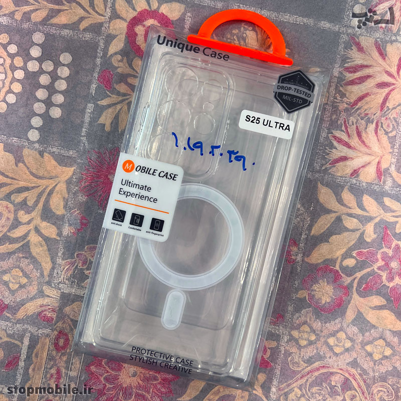 کاور شفاف سامسونگ Galaxy S25 Ultra مدل Unique Case MagSafe