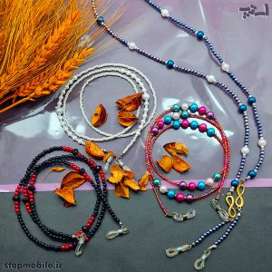بند عینک دست‌ساز مرواریدی سری 4