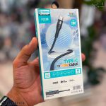 کابل شارژر X-HANZ مدل PD105 از نوع 2 سر تایپ سی به متراژ 100 سانتی متر