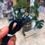کابل شارژر X-HANZ مدل PD105 از نوع 2 سر تایپ سی به متراژ 100 سانتی متر