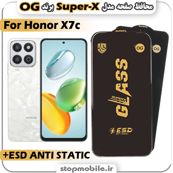 گلس-آنر-Honor-X7c-مدل-Super-X-ESD-برند-OG گلس آنر Honor X7c مدل Super-X ESD برند OG