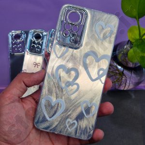 قاب براش لیزری شیائومی Note 11 4G / Note 11S با محافظ لنز | مینیمال و فانتزی