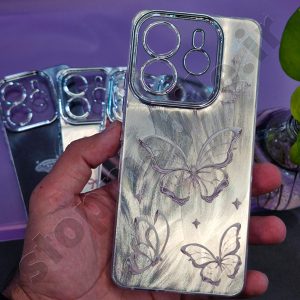 قاب براش لیزری شیائومی Note 14 4G با محافظ لنز | مینیمال و فانتزی