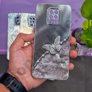 قاب براش لیزری شیائومی Note 9 Pro / Note 9S با محافظ لنز | مینیمال و فانتزی
