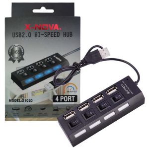 هاب 4 پورت USB 2.0 ایکس نوا X-Nova مدل X1020