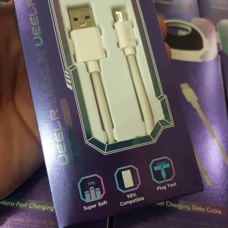 کابل شارژ UEELR مدل DX197 Micro USB طول 1 متر
