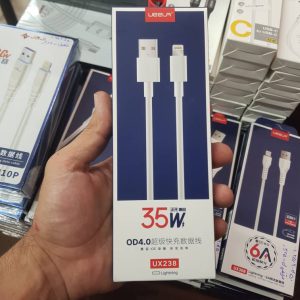 کابل شارژ UEELR مدل UX238 USB-Lightning طول 1 متر