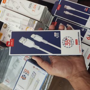 کابل شارژ UEELR مدل UX368 USB-Lightning طول 1 متر | فست شارژ 35 وات