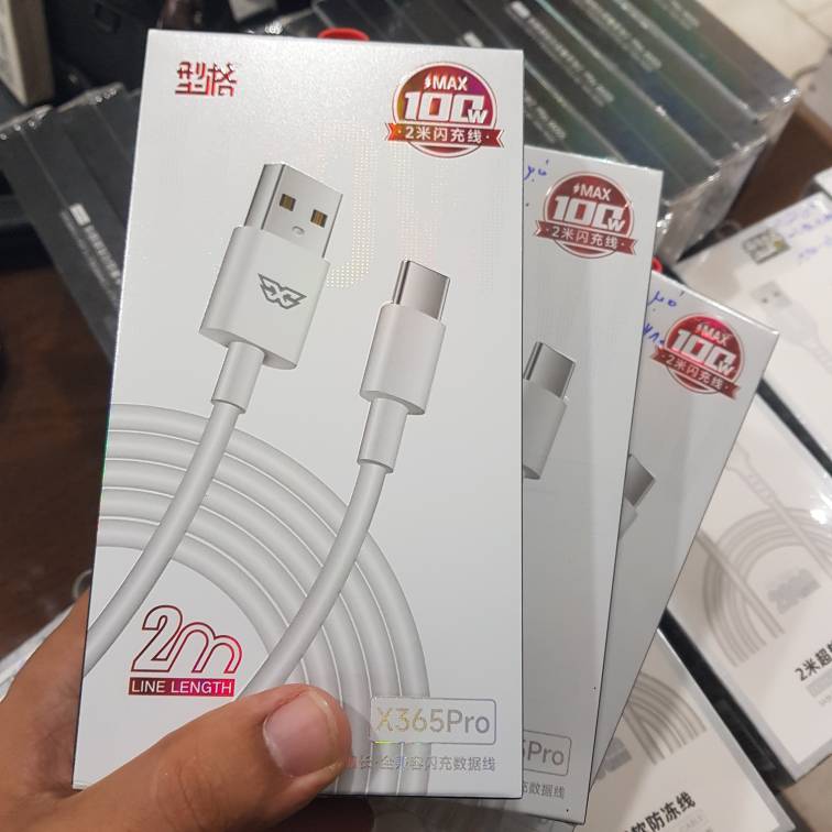 کابل شارژ مدل X365 PRO از نوع USB به Type-C طول 2 متر