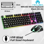 ست کیبورد و موس گیمینگ MIKUSO مدل XK-01 RGB