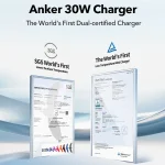 شارژر دیواری اصلی 30 وات انکر Anker Zolo مدل A2698