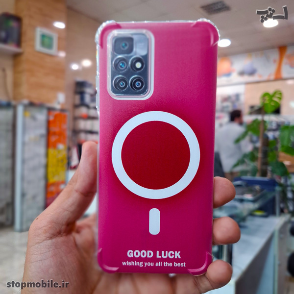 قاب شیائومی Redmi 10 طرح مگ سیف Good Luck محافظ لنز دار