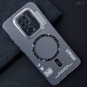 قاب هولوگرامی شیائومی Redmi Note 9 طرح مگ سیف | محافظ لنز دار و دکمه کرومی