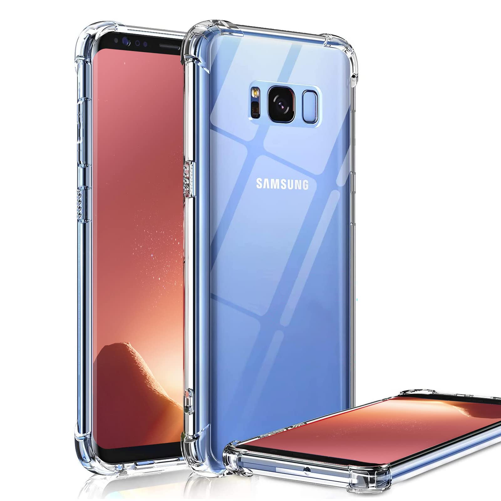 قاب گوشی سامسونگ GALAXY S8 PLUS مدل ژله ای شفاف