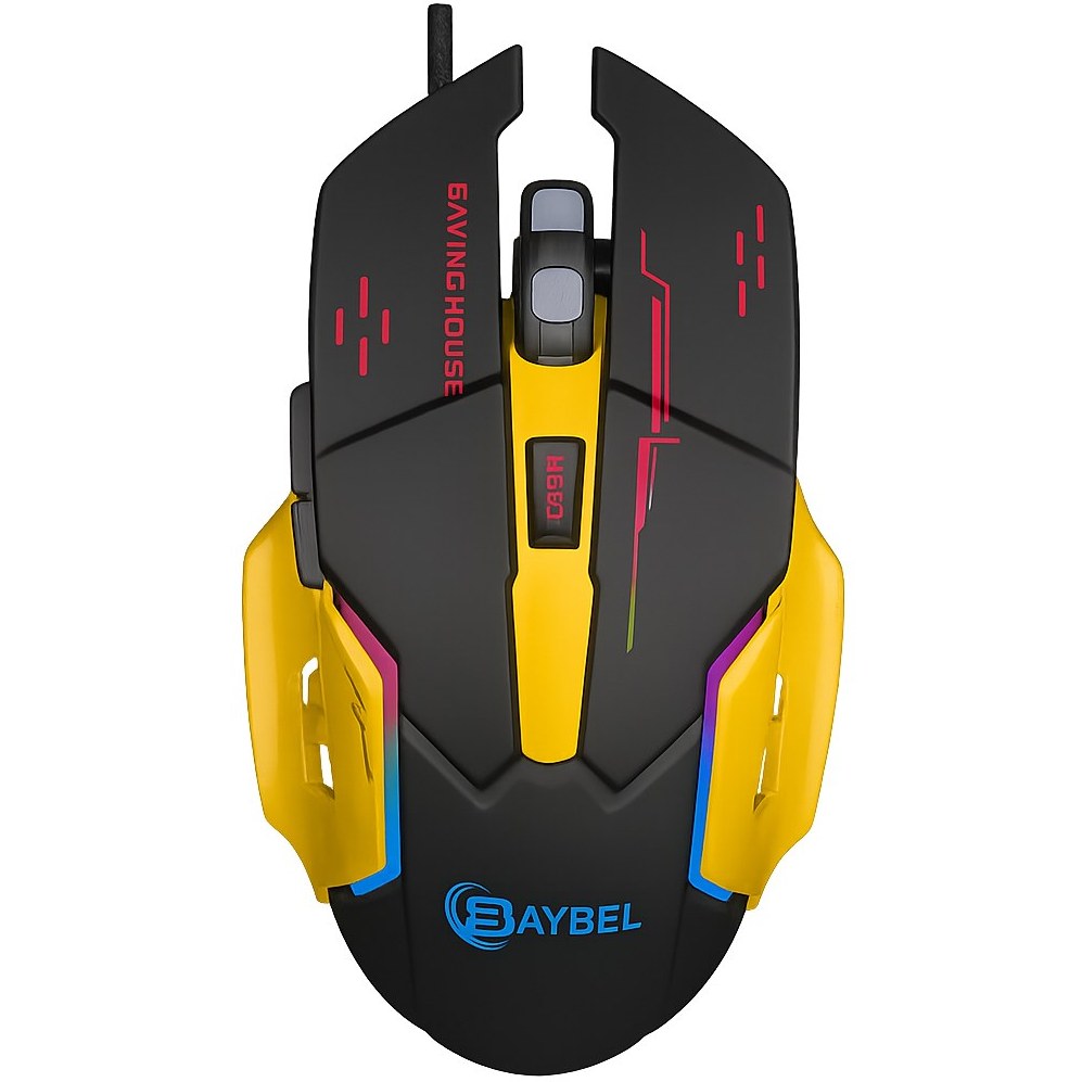 موس گیمینگ RGB سیمی BAYBEL مدل GM-900 1 موس گیمینگ RGB سیمی BAYBEL مدل GM-900