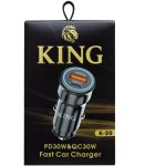 شارژر فندکی FAST مدل KING K-20 با توان 30 وات