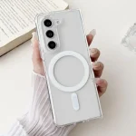 قاب کریستالی شفاف سامسونگ Z Fold 7 مدل Clear Case MagSafe
