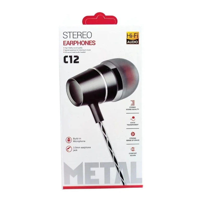 هندزفری سیم دار STEREO C12