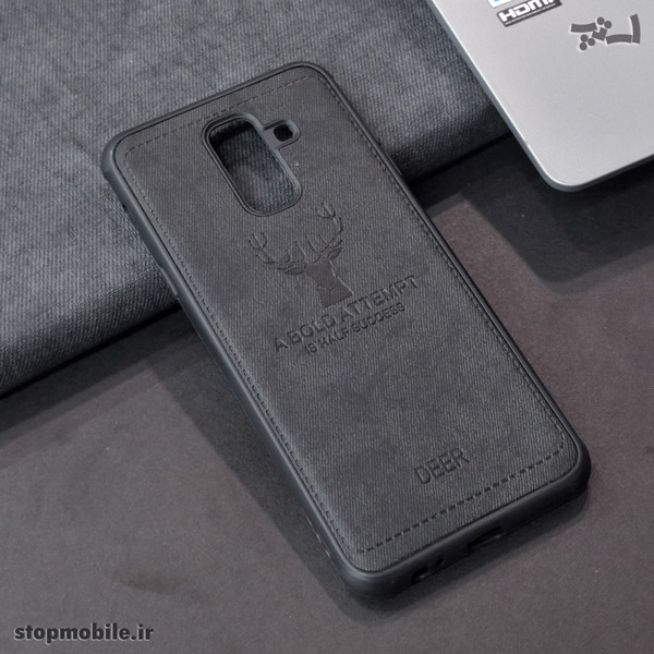 ​قاب ​گوشی سامسونگ A6 PLUS طرح چرم گوزنی Deer Leather