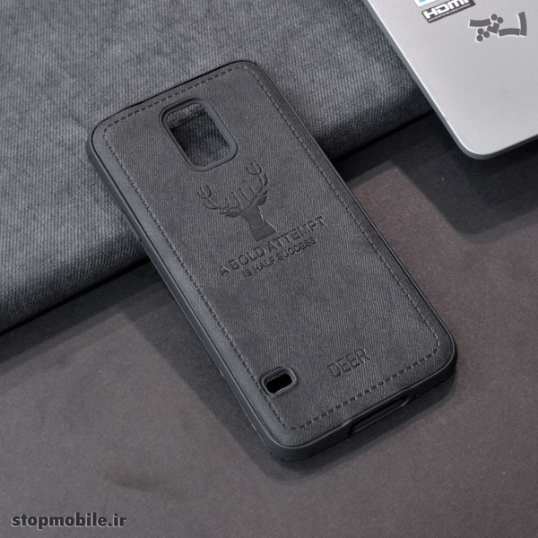​قاب ​گوشی سامسونگ S5 طرح چرم گوزنی Deer Leather