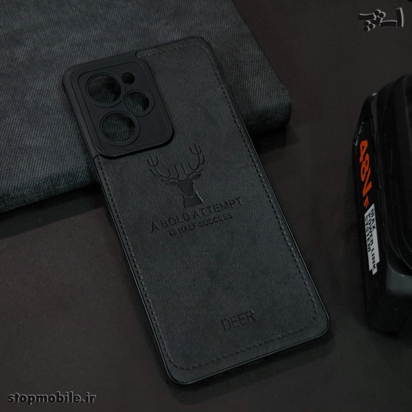 ​قاب ​گوشی شیائومی Poco X5 Pro طرح چرم گوزنی Deer Leather
