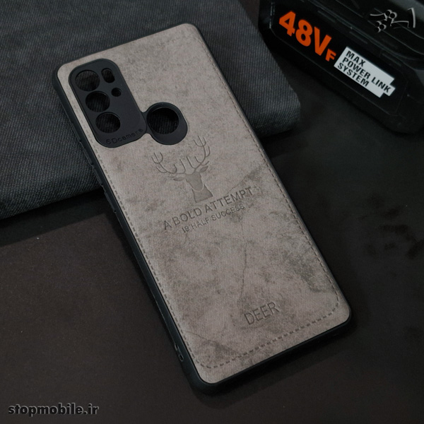 ​قاب ​گوشی موتورولا Moto G60S طرح چرم گوزنی Deer Leather