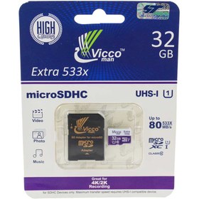 رم میکرو 32 گیگ ویکومن Vicco 533X | با خشاب