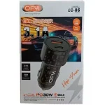 شارژر فندکی OFYI مدل CC-06 | فست شارژ PD 30W دو پورت Type-C و USB